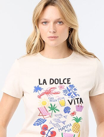 Camiseta estampada