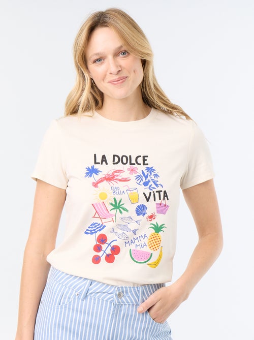 Camiseta estampada - Kiabi Camiseta estampada - Kiabi