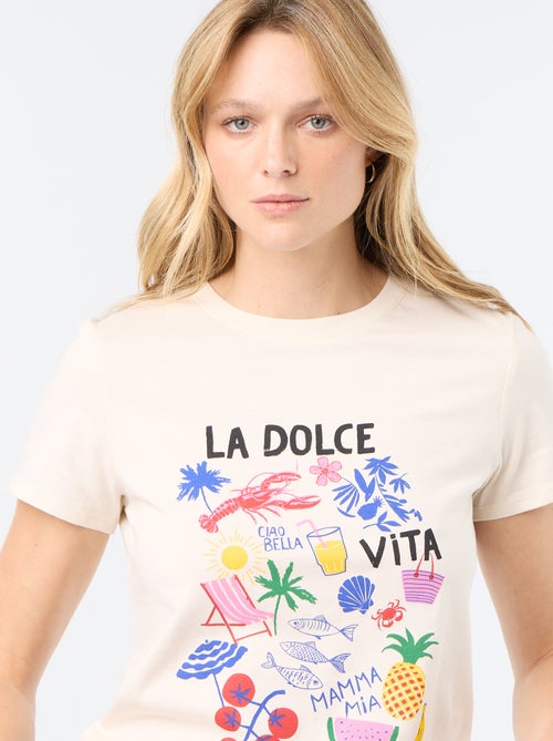 Camiseta estampada - Kiabi Camiseta estampada - Kiabi