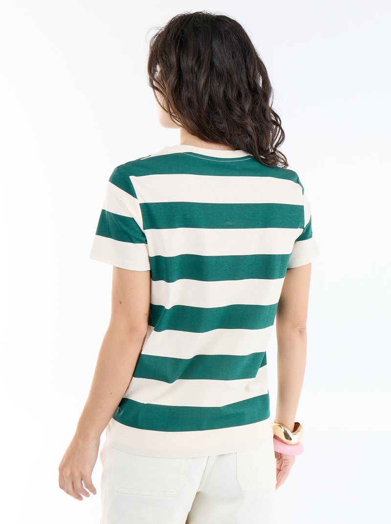 Camiseta estampada Blanco - Kiabi