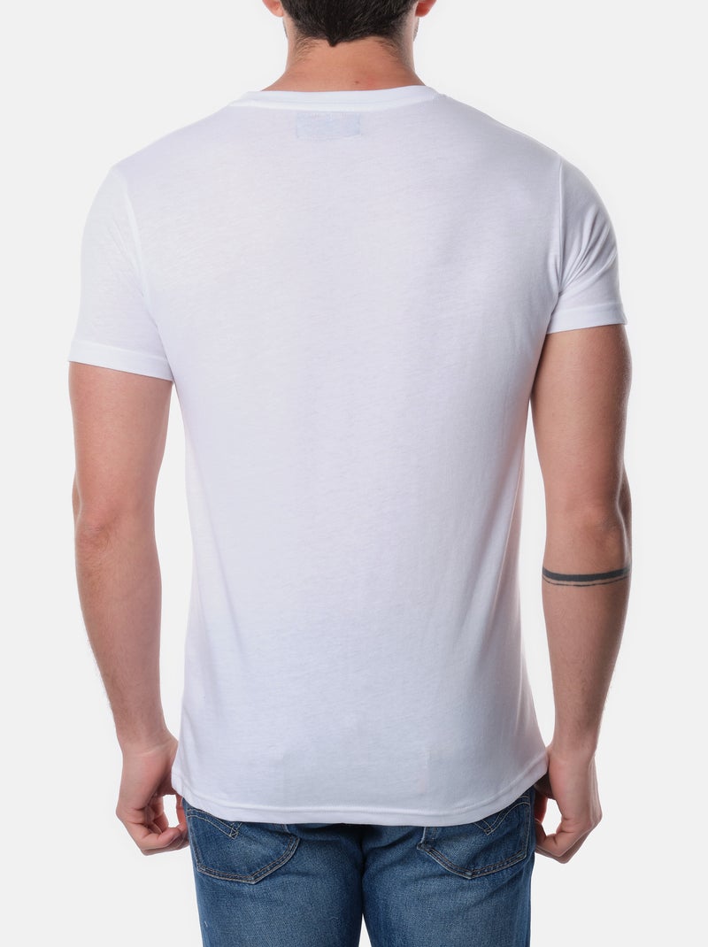 Camiseta  estampada Blanco - Kiabi