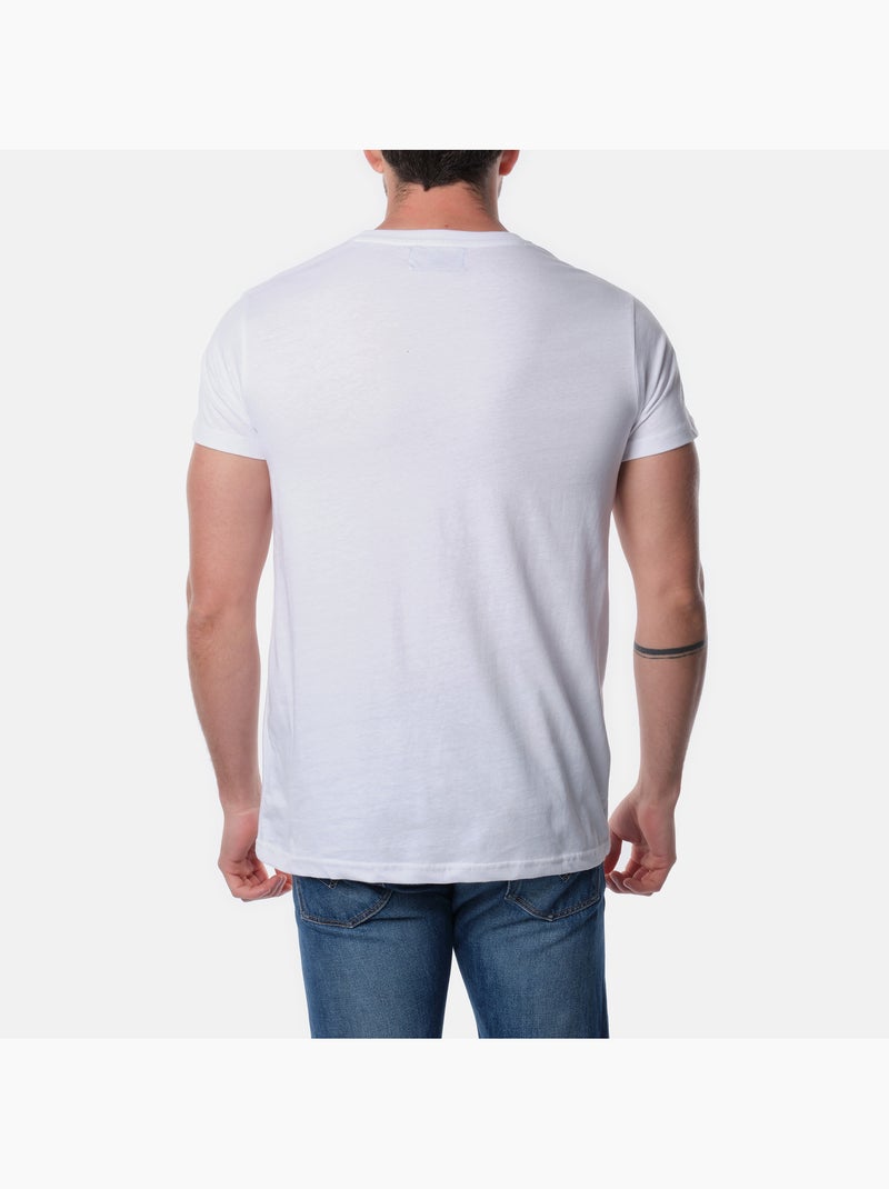 Camiseta estampada Blanco - Kiabi