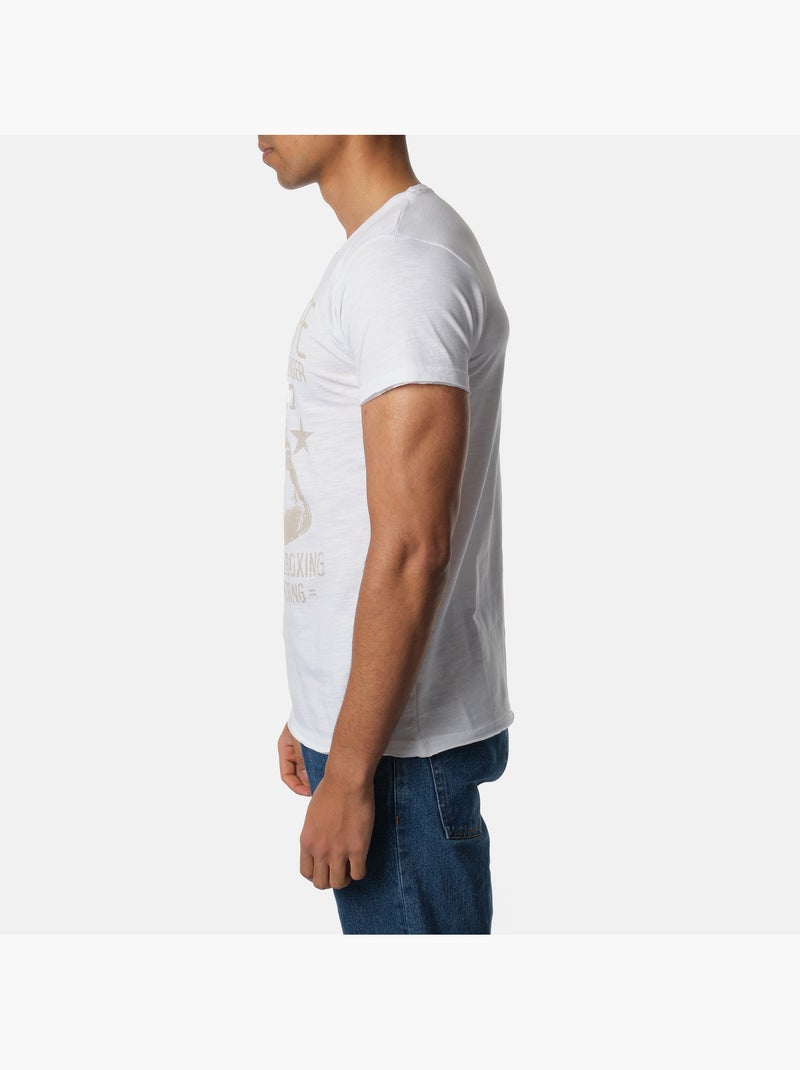 camiseta estampada Blanco - Kiabi