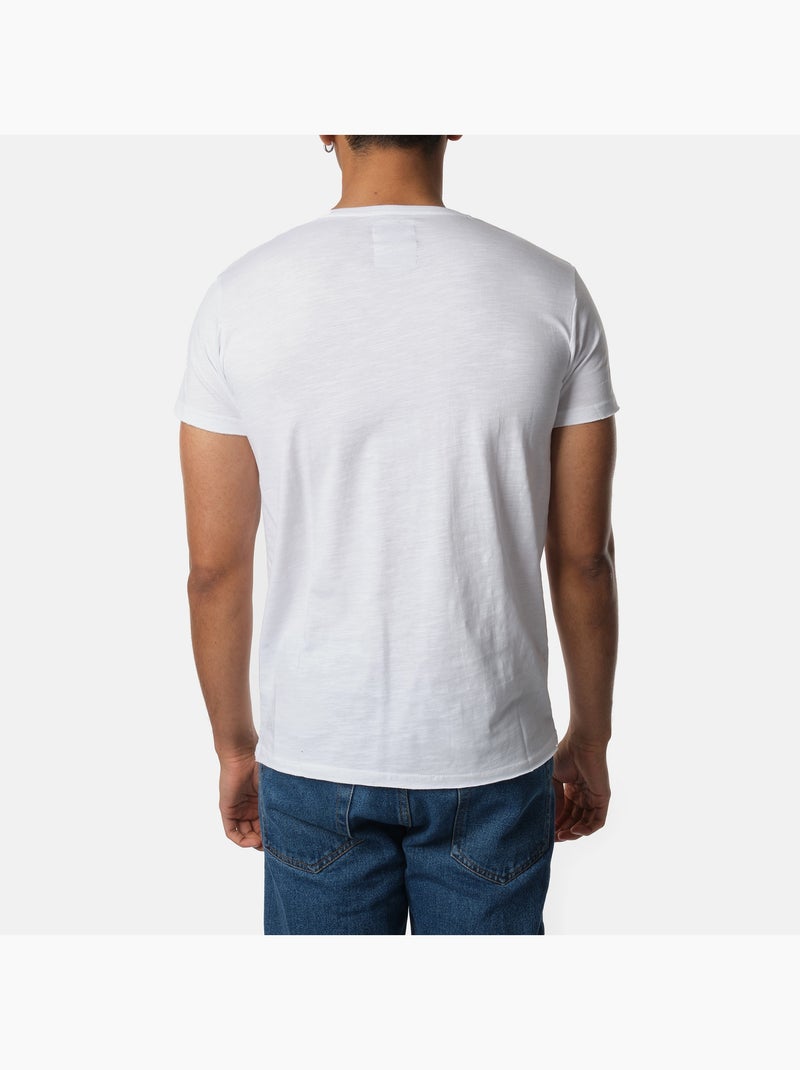 camiseta estampada Blanco - Kiabi