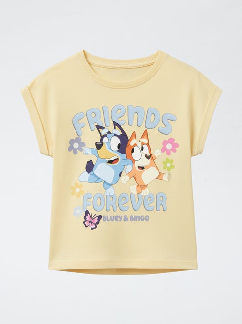 Camiseta estampada 'Bluey' de punto de algodón - Kiabi