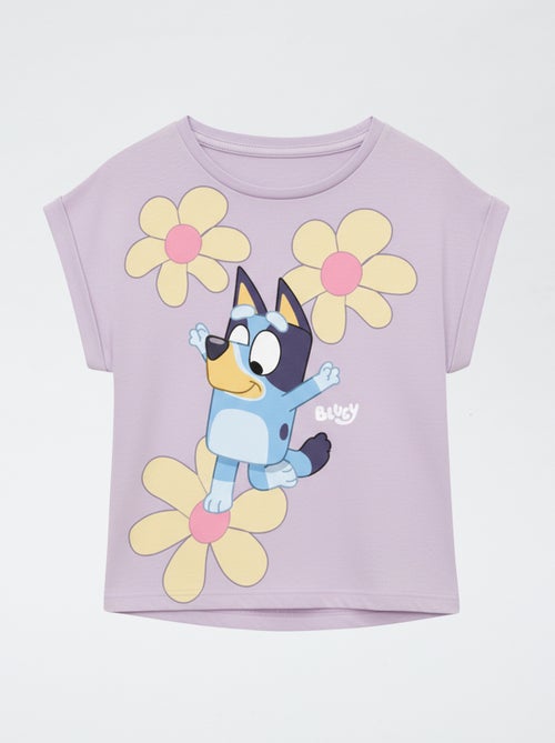 Camiseta estampada 'Bluey' de punto de algodón - Kiabi