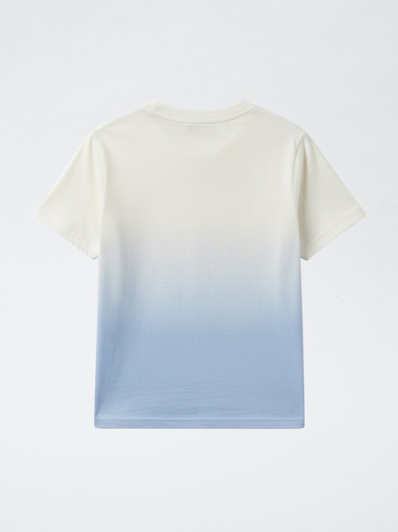 Camiseta estampada 'Bluey' estilo degradado en algodón Azul - Kiabi