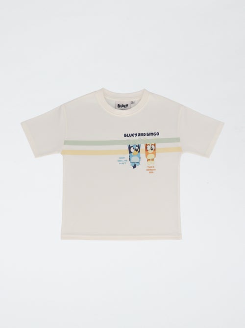 Camiseta estampada 'Bluey' estilo degradado en algodón - Kiabi