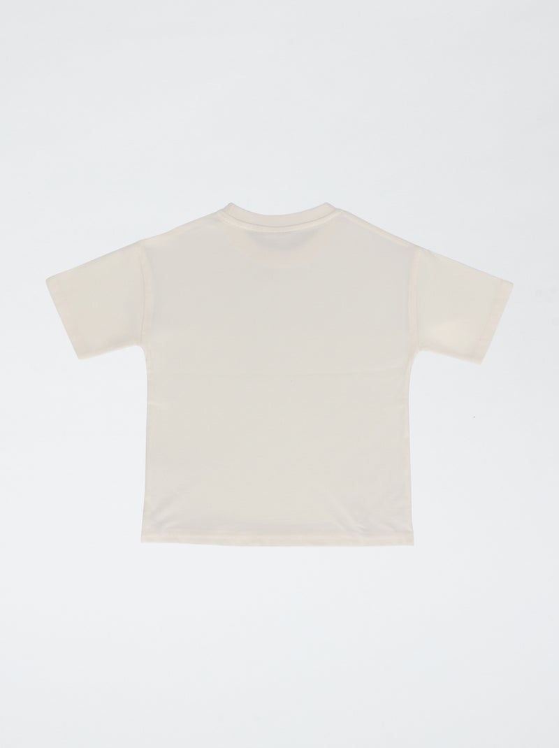 Camiseta estampada 'Bluey' estilo degradado en algodón Blanco - Kiabi