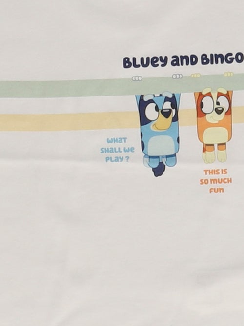 Camiseta estampada 'Bluey' estilo degradado en algodón - Kiabi