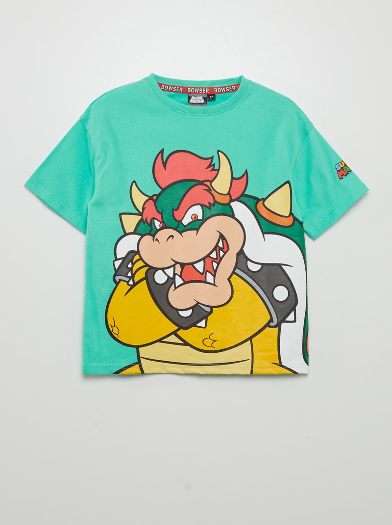 Camiseta estampada 'Bowser' VERDE - Kiabi