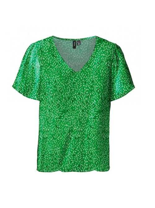 Camiseta Estampada con Cuello de Pico para Mujer Vero Moda - Kiabi