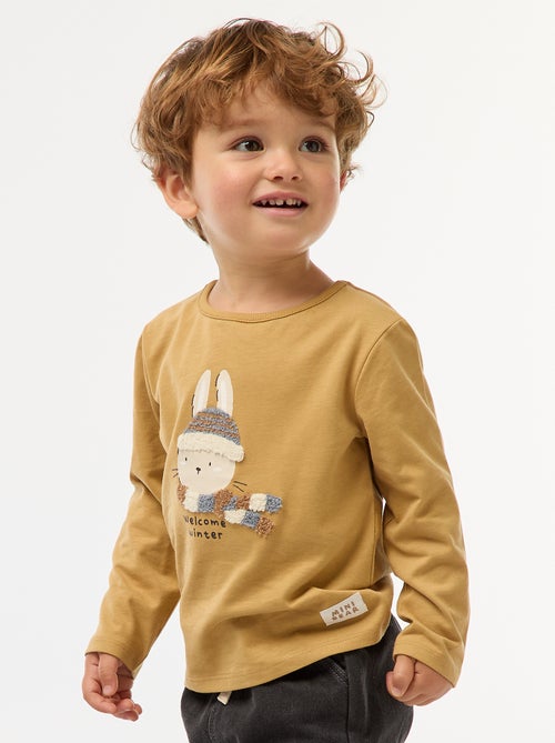 Camiseta estampada con dibujo animado - Kiabi