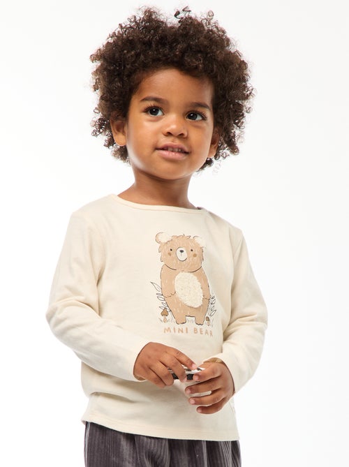 Camiseta estampada con dibujo animado - Kiabi