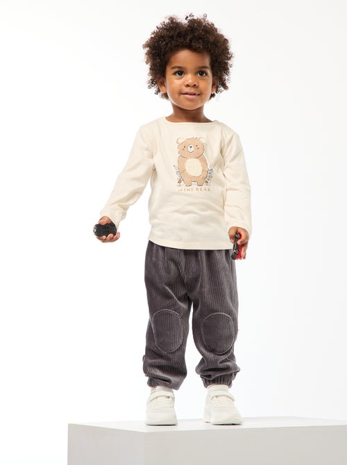 Camiseta estampada con dibujo animado - Kiabi