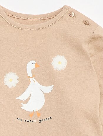 Camiseta estampada con diseño fantasía