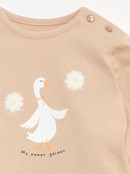 Camiseta estampada con diseño fantasía - Kiabi