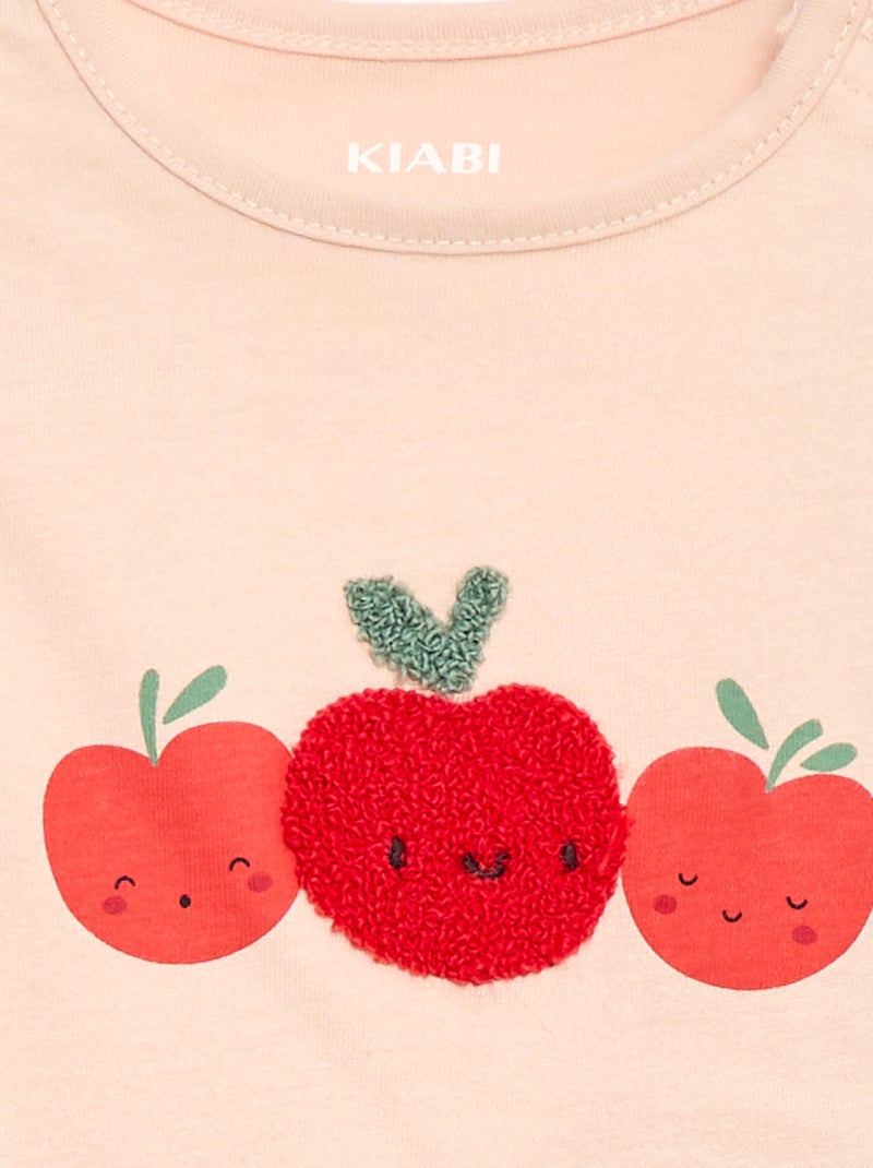 Camiseta estampada con diseño fantasía Rosa - Kiabi