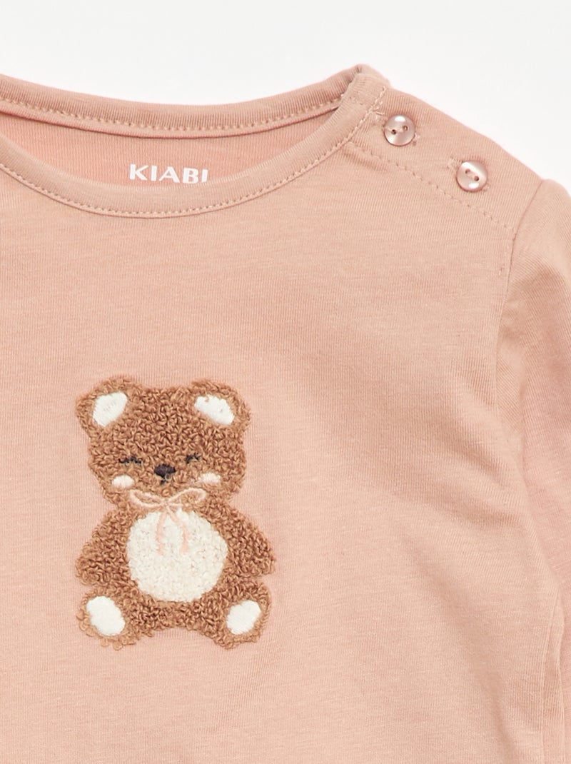 Camiseta estampada con diseño fantasía Rosa - Kiabi