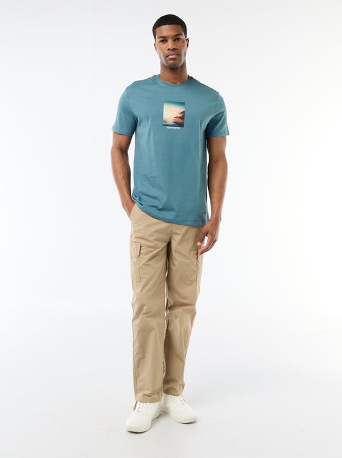 Camiseta estampada con diseño original - Kiabi