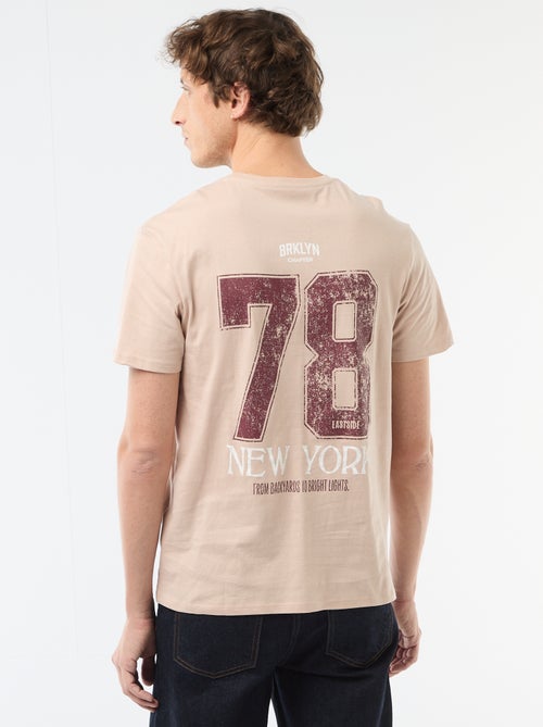 Camiseta estampada con diseño original - Kiabi