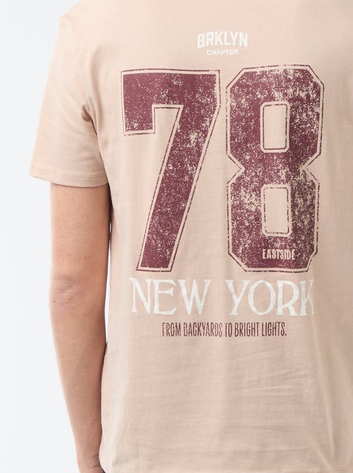 Camiseta estampada con diseño original - Kiabi