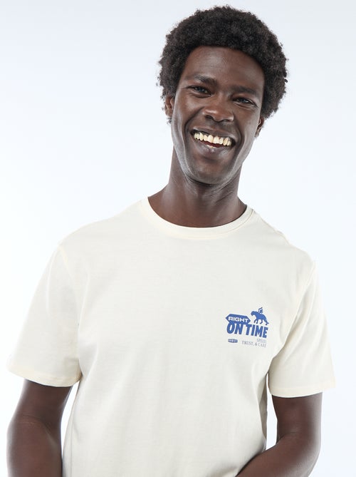Camiseta estampada con diseño original - Kiabi