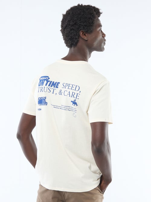 Camiseta estampada con diseño original - Kiabi