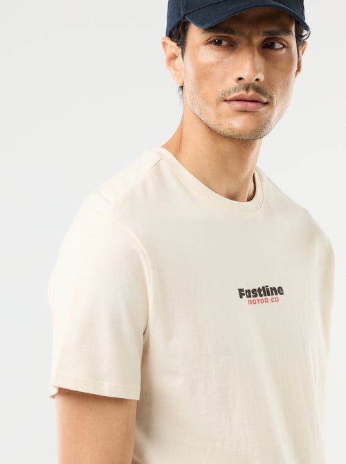 Camiseta estampada con diseño original - Kiabi