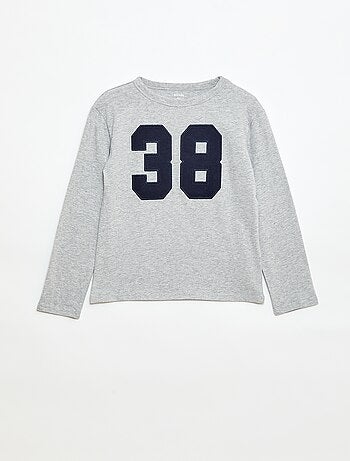 Camiseta estampada de fantasía de manga larga