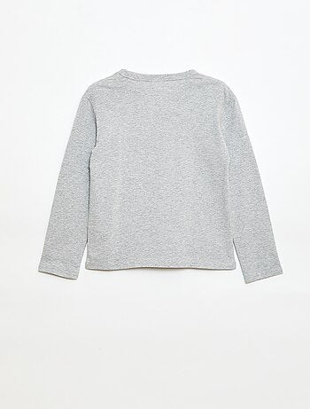 Camiseta estampada de fantasía de manga larga