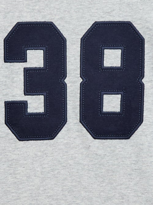 Camiseta estampada con diseño original de manga larga - Kiabi