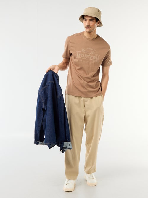 Camiseta estampada con diseño original - Kiabi