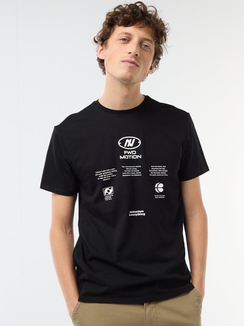 Camiseta estampada con diseño original - Kiabi