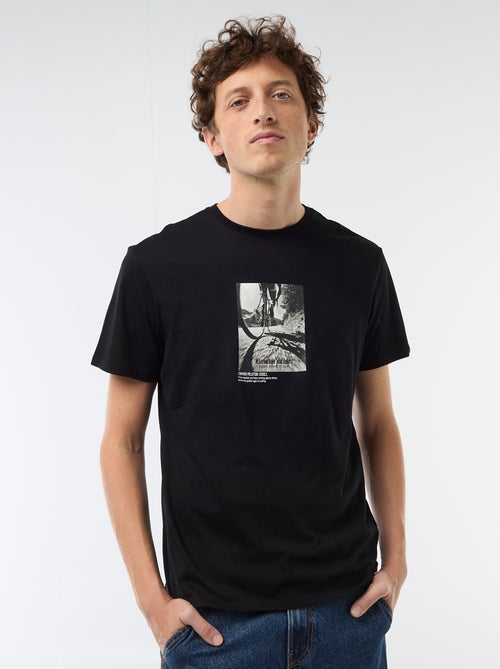 Camiseta estampada con diseño original - Kiabi