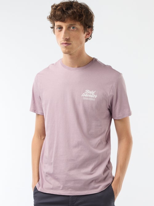 Camiseta estampada con diseño original - Kiabi