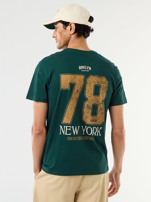 Camiseta estampada con diseño original - Kiabi