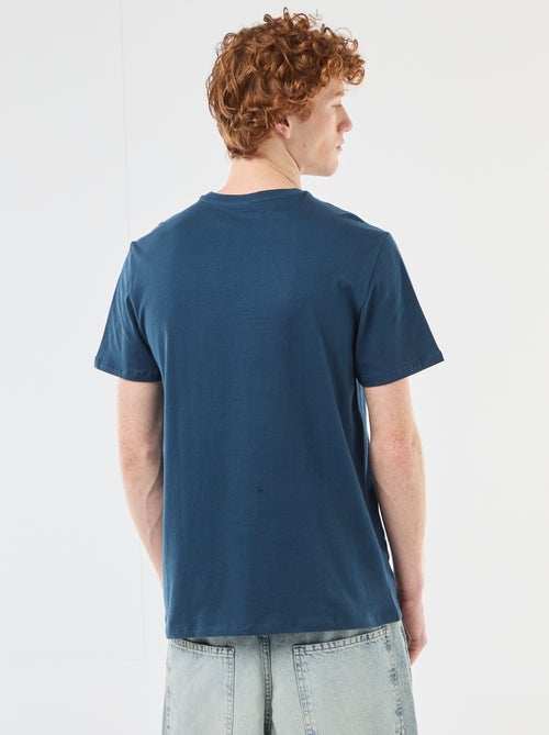 Camiseta estampada con diseño posicionado en algodón liso - Kiabi