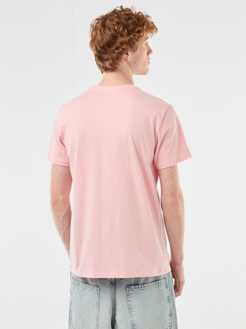 Camiseta estampada con diseño posicionado en algodón liso - Kiabi