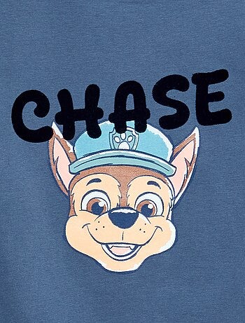 Camiseta estampada con diseño suave 'Patrulla Canina' en algodón