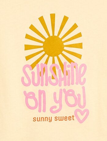 Camiseta estampada con fantasía