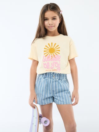 Camiseta estampada con fantasía