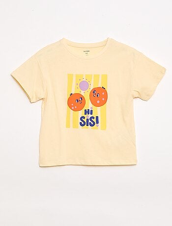 Camiseta estampada con fantasía