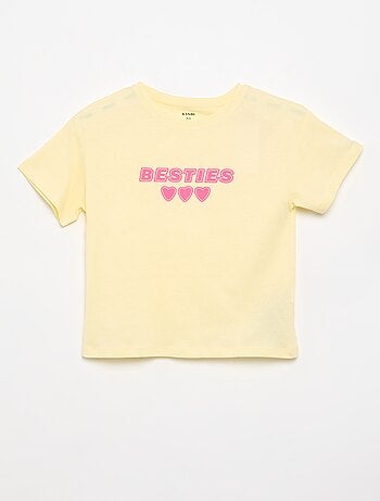 Camiseta estampada con fantasía