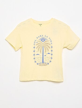 Camiseta estampada con fantasía