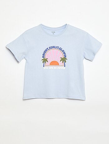 Camiseta estampada con fantasía