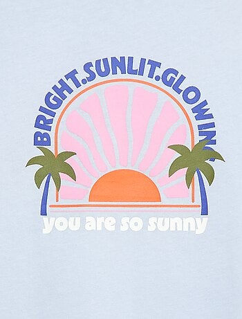 Camiseta estampada con fantasía