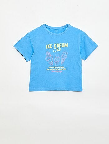 Camiseta estampada con fantasía