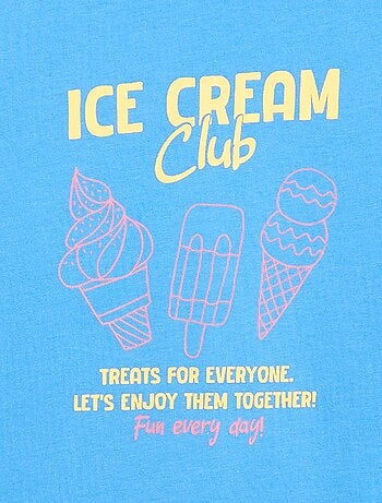 Camiseta estampada con fantasía