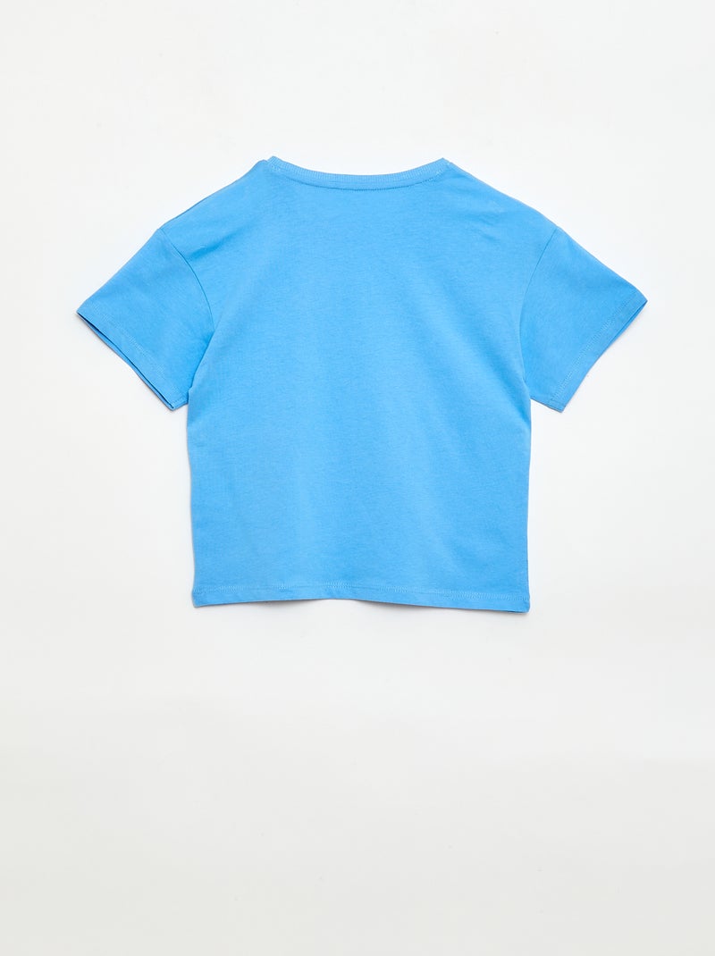 Camiseta estampada con fantasía Azul - Kiabi
